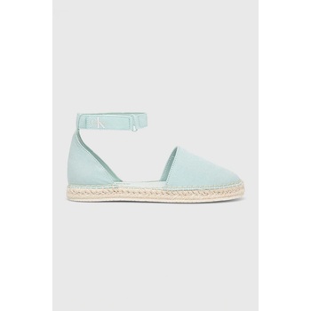 Calvin Klein Jeans ANKLE ESPADRILLE YW0YW01027 modrá