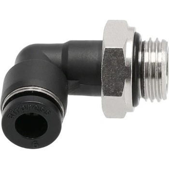 Airpress Коляно 90° 6 mm x 1/4" външна резба 9L0652 (9L0652)