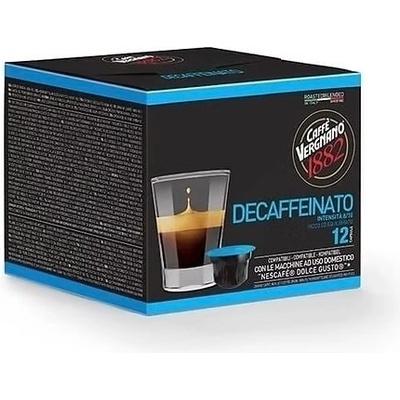 12 бр. кафе капсули Atlantis Vergnano Decaffeinato (безкофеиново) съвместими с кафемашини DOLCE GUSTO