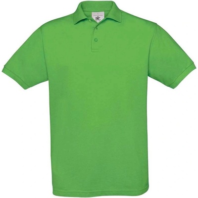 B&C Safran Piqué polo tričko zelené real
