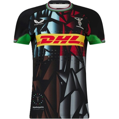 Castore Womens Harlequins Rugby Shirt 2024 2025 - Cvir/ClssicGrn