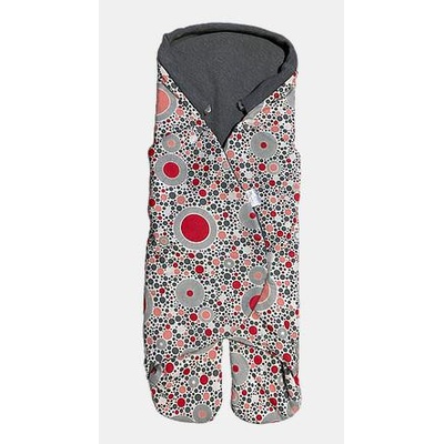 Caratti Zavinovačka Melody jar jeseň Raspberry dots a tm.šedá