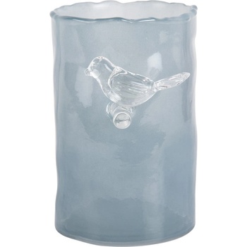 PT LIVING Синя стъклена ваза (височина 15 cm) Bird On Branch - PT LIVING (PT4071BL)
