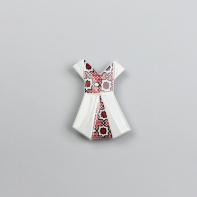 StehlikDesign brož Šaty 08 barevné 0183