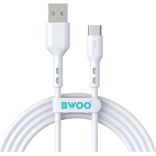 Bwoo BO-X172C USB A - USB C, 3A, 1m, bílý