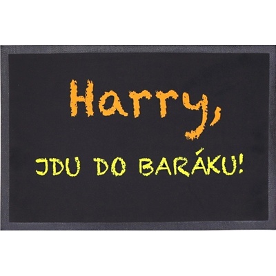 Mercury Flooring Rohožka Harry jdu do baráku Černá 40x60 cm – Zboží Dáma