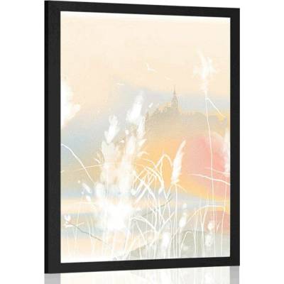 Plakát louka pod hradem - 20x30 no frame