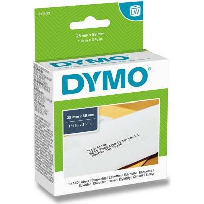 Dymo LW 1983173 - originální papírové štítky - adresní, 89 × 28 mm, 1 × 130 ks
