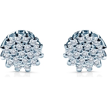 SAVICKI Обеци savicki: бяло злато, диаманти
