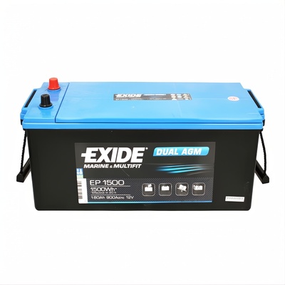 Exide DUAL AGM 12V 180Ah 900A EP1500