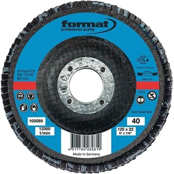 Format Brúsny lamelový kotúč 115 mm K80 82610080