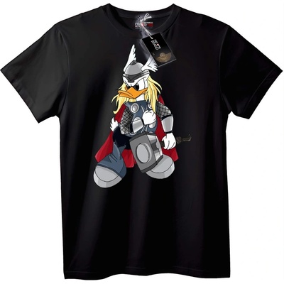 NOONEBRAND Тениска Викинг Donald Duck - S, White