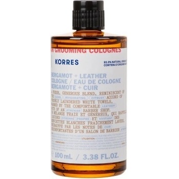 KORRES Одеколон за брада, After Shave Lotion Korres, Athenian Grooming Bergamot & Leather Eau de Cologne, 100ml