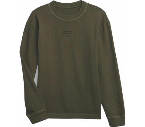 GAP Logo Crew Khaki