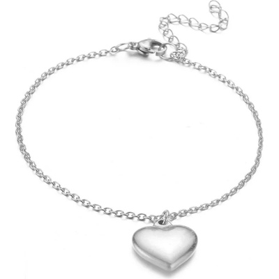 Гривна сърце от медицинска стомана