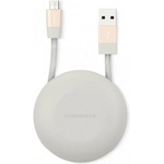 Vonmahlen USB-A към microUSB 2.0  летен кабел за устройства с USB-C  орт (100 см) - Vonmahlen Premium Cable USB-A to microUSB (розово злато) (E070P0006)