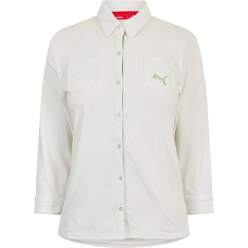PUMA Golf 3/4 Sleeve Shirt Womens - White