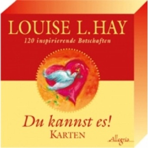 Allegria Du kannst es! , Meditationskarten | Louise L. Hay