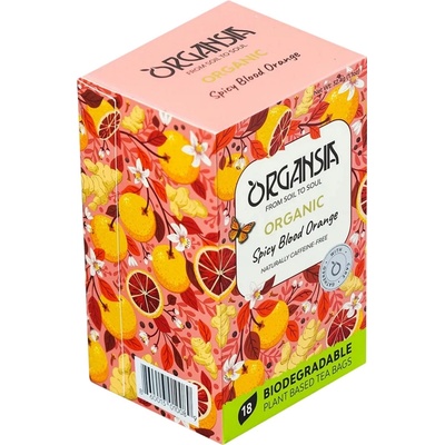 ORGANSIA Spicy blood orange ovocno bylinný 18 sáčků