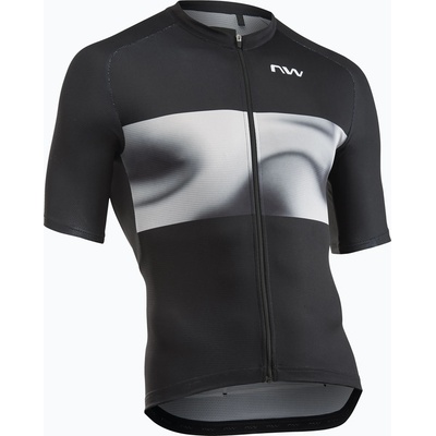 Northwave Мъжка тениска за колоездене Northwave Force Evo black/light grey