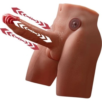 Xise Мъжки торс с тласкащо дилдо и анален отвор Xise Jason