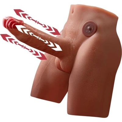 Xise Мъжки торс с тласкащо дилдо и анален отвор Xise Jason