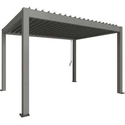 Biohort B480420 4x3 404,5 x 312 cm, kremeňovo sivá metalická
