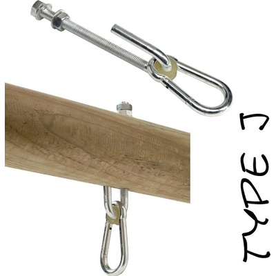 KBT Houpačkový hák šroub/matka O140 mm M12 typ J – Zbozi.Blesk.cz