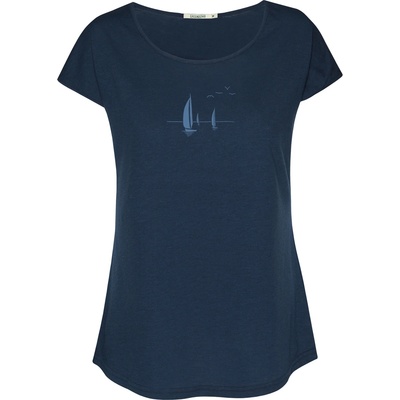 GreenBomb Дамска тениска GreenBomb Women's Sailing Vessel Cool T-Shirt - Navy (916-7007-0112)