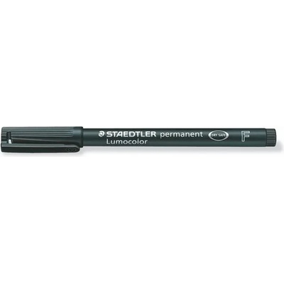 STAEDTLER Алкохолен маркер, OHP, 0, 6 mm, STAEDTLER "Lumocolor 318 F", черен 318-9 (318-9)