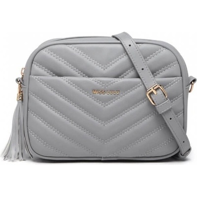 Miss Lulu dámská crossbody kabelka Anife šedá
