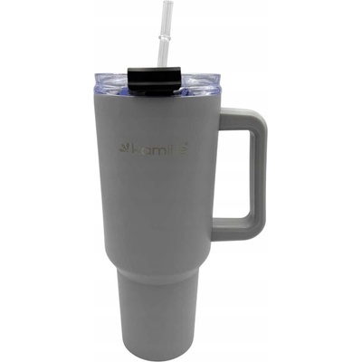 Kamille Termohrnek 1,2 l šedý