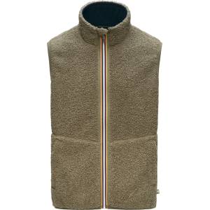 K-Way Мъжки поларен елек K-Way Yannick Sherpa Polar Double Fleece vest - Green Army / Blue Depth (032-1657-0311)