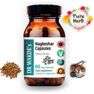 DR WAKDE’s Негкешар (Nagkeshar) - при кашлица, облекчава дишането, 60 капсули (PH054 (338600))