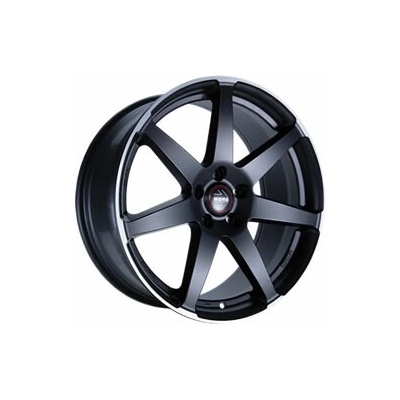 MOMO SEVEN 8,5x19 5x112 ET35 black matt polished
