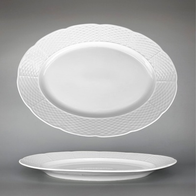 Thun Mísa oválná český porcelán Natálie bílá 36 cm