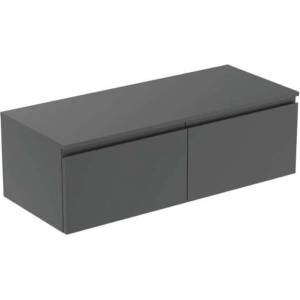 Ideal Standard Finesse - Шкафче за умивалник, 120x51x38 см, 2 чекмеджета, матов антрацит E3436Y2 (E3436Y2)