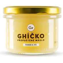 České Ghíčko přepuštěné Máslo česnek & sůl 220 ml