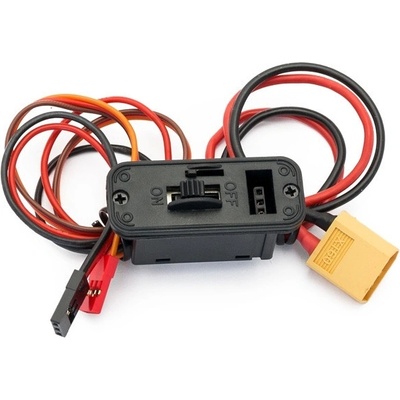 KONECT MAXI vypínač s nabíjecí zdířkou/kabelem JR/GRAUPNER/HITEC na XT60