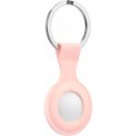  Силиконов ключодържател за Apple AirTag - ComT Icon Keyring (розов)