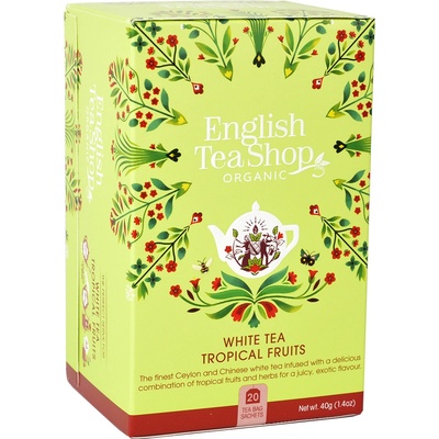 English Tea Shop Bílý čaj s tropickým ovocem 20 vreciek