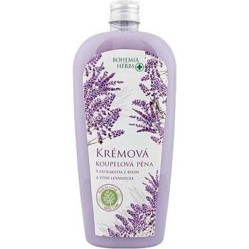 Bohemia Herbs Lavender regenerační krémová pěna do koupele 500 ml