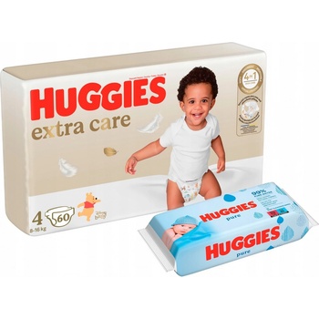 Huggies Extra Care 4 60 ks