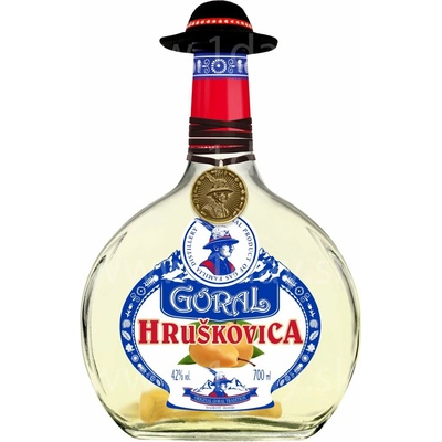 Goral Hruškovica 42% 0,7 l (čistá fľaša)