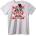 NOONEBRAND Тениска Ти си Целият Ми Свят - 7XL, White