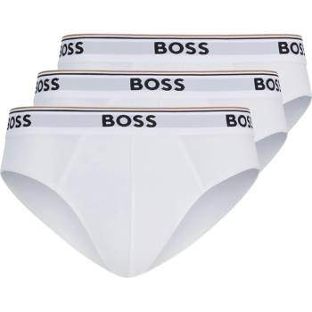 Boss Слипове Boss Men's 3 Pack Briefs - White 100