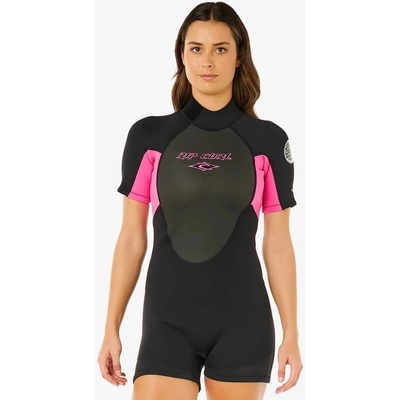 Dámsky Rip Curl Omega Back Zip Springsuit black/pink