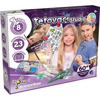 Science4you Tetovacie štúdio 8 pokusov