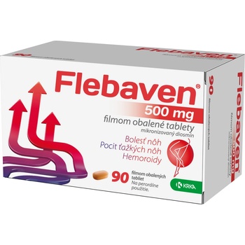 Flebaven 500 mg filmom obalené tablety tbl.flm. 90 x 500 mg
