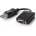 Dell R74C3 адаптер за видео кабел DisplayPort VGA (D-Sub) Черен